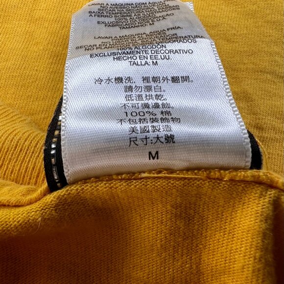 Men’s Vintage Harley Davidson Motorcyles T-Shirt Yellow - Picture 8 of 9